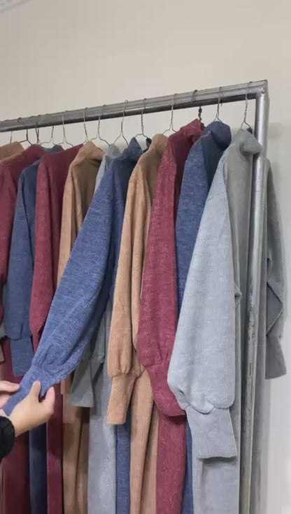 فستان قماش صوفة